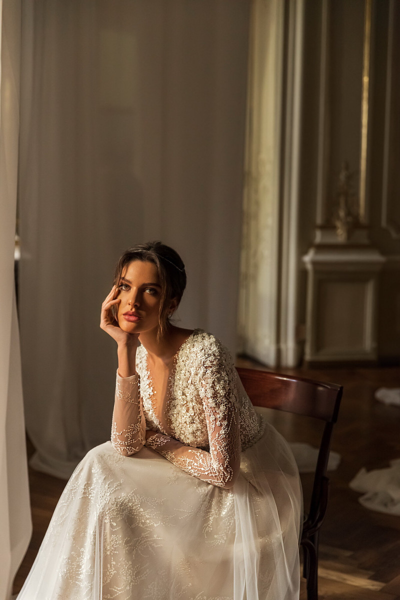 Angelina Pirtskhalava featured in  the Luce Sposa catalogue for Spring/Summer 2023