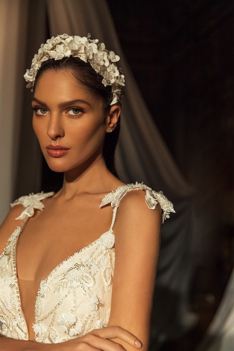 Angelina Pirtskhalava featured in  the Luce Sposa catalogue for Spring/Summer 2023