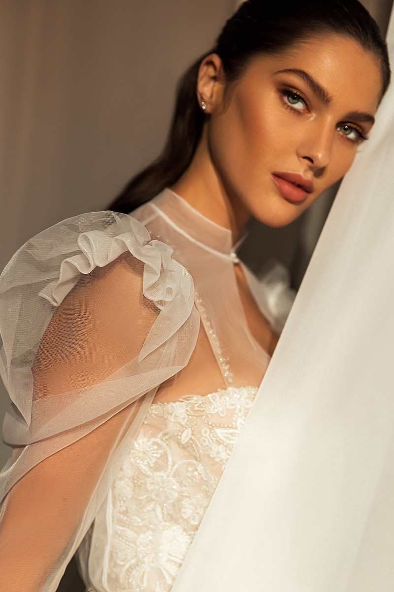 Angelina Pirtskhalava featured in  the Luce Sposa catalogue for Spring/Summer 2023