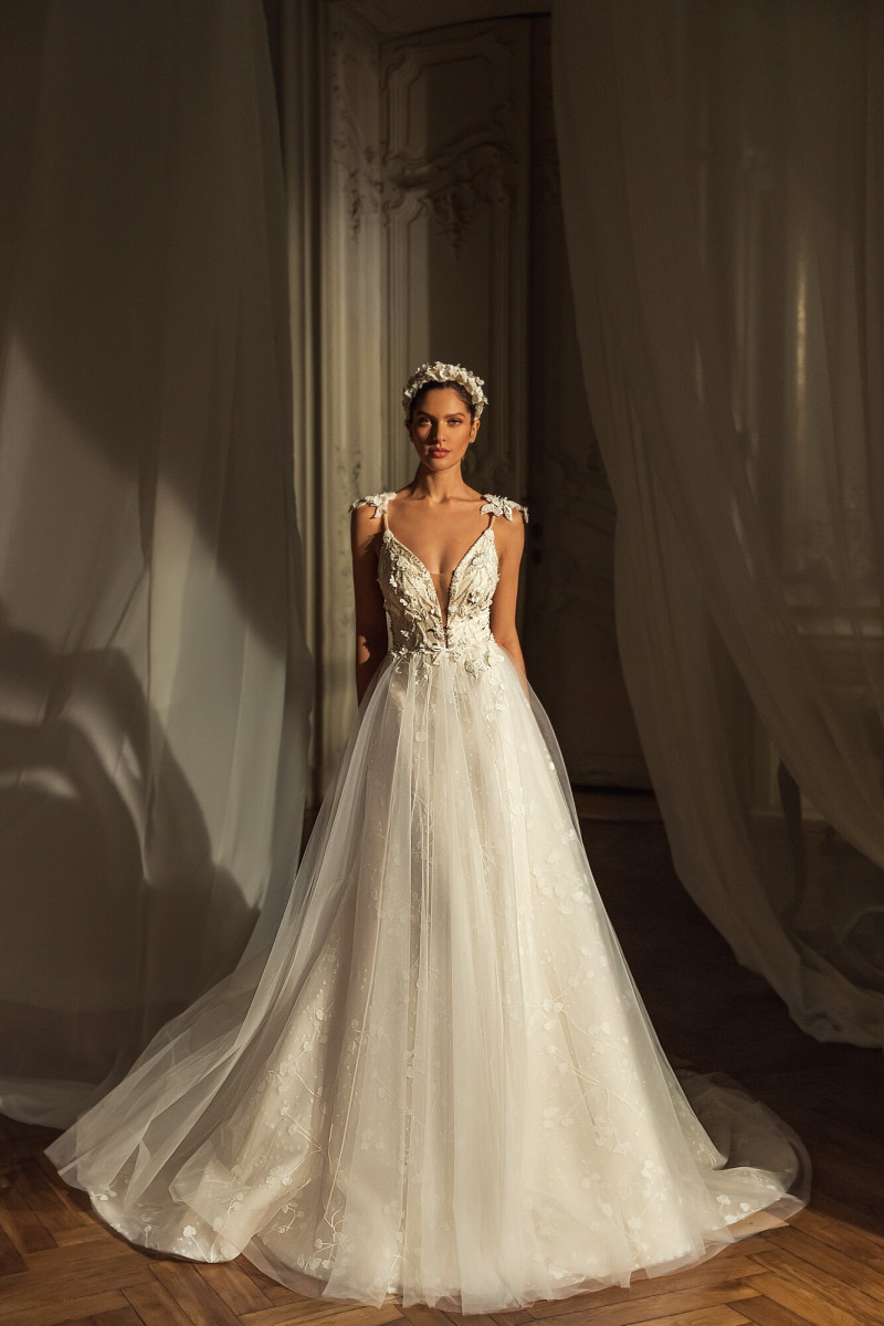 Angelina Pirtskhalava featured in  the Luce Sposa catalogue for Spring/Summer 2023