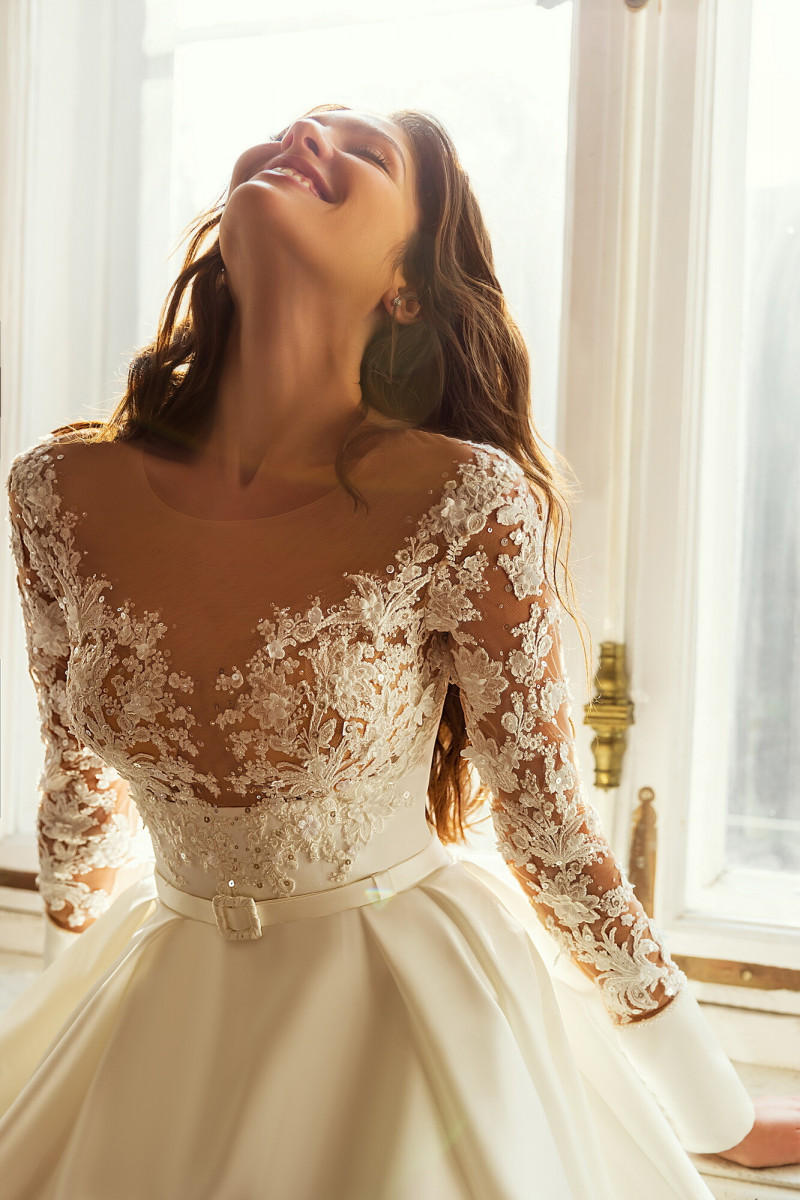 Angelina Pirtskhalava featured in  the Luce Sposa catalogue for Spring/Summer 2023