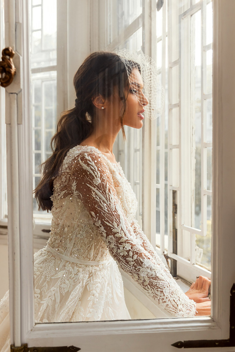 Angelina Pirtskhalava featured in  the Luce Sposa catalogue for Spring/Summer 2023