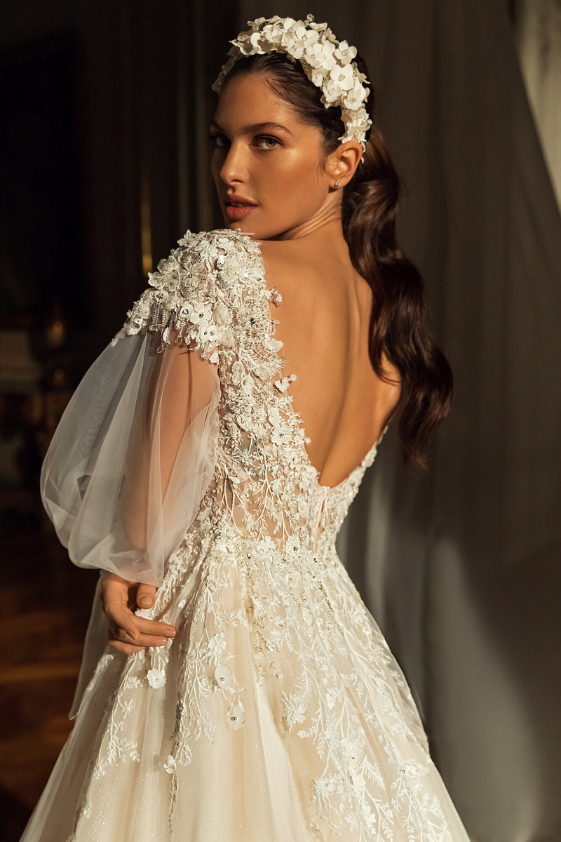 Angelina Pirtskhalava featured in  the Luce Sposa catalogue for Spring/Summer 2023