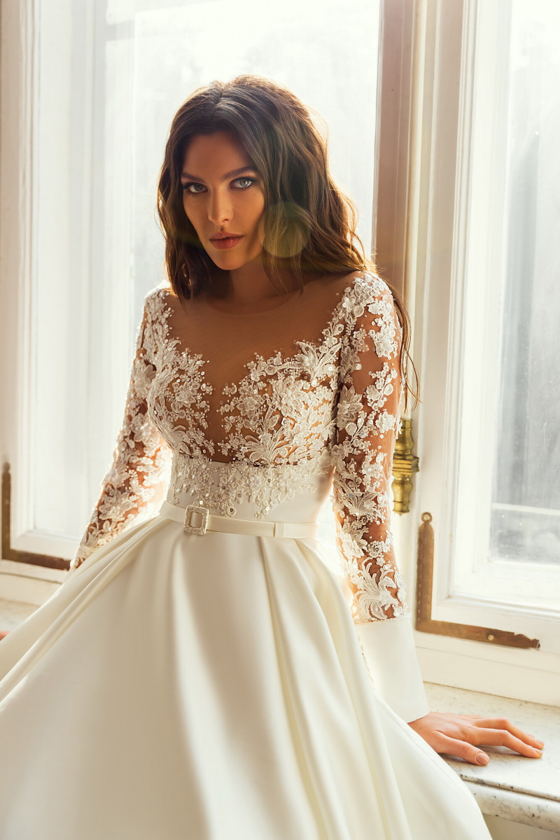 Angelina Pirtskhalava featured in  the Luce Sposa catalogue for Spring/Summer 2023