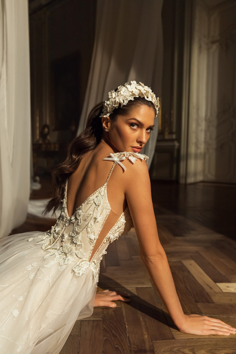 Angelina Pirtskhalava featured in  the Luce Sposa catalogue for Spring/Summer 2023