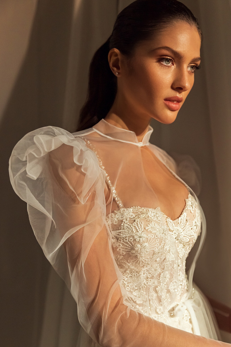 Angelina Pirtskhalava featured in  the Luce Sposa catalogue for Spring/Summer 2023