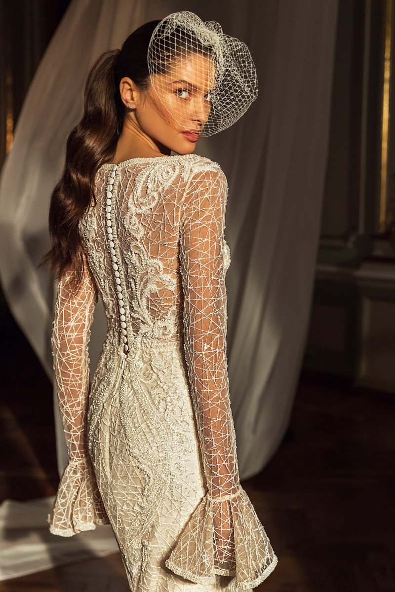 Angelina Pirtskhalava featured in  the Luce Sposa catalogue for Spring/Summer 2023