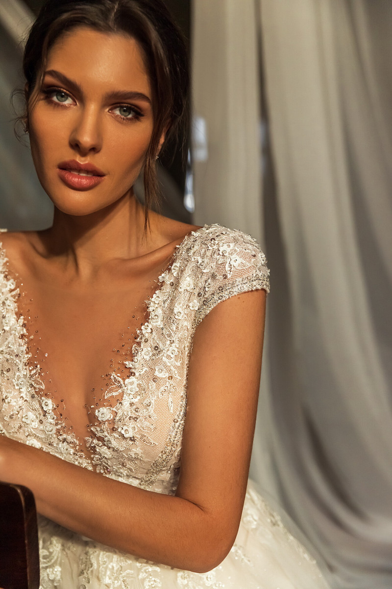 Angelina Pirtskhalava featured in  the Luce Sposa catalogue for Spring/Summer 2023