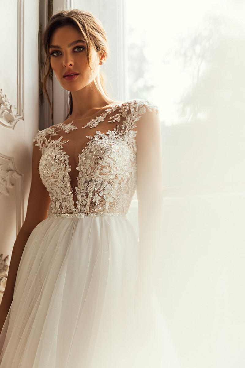 Angelina Pirtskhalava featured in  the Luce Sposa catalogue for Spring/Summer 2023