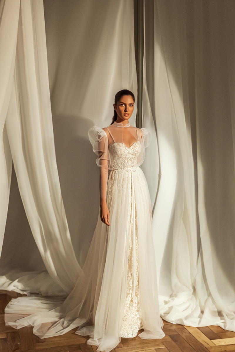 Angelina Pirtskhalava featured in  the Luce Sposa catalogue for Spring/Summer 2023