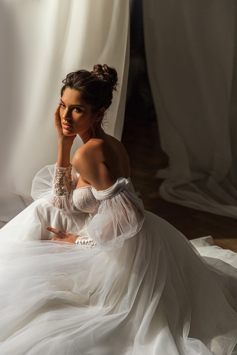 Angelina Pirtskhalava featured in  the Luce Sposa catalogue for Spring/Summer 2023