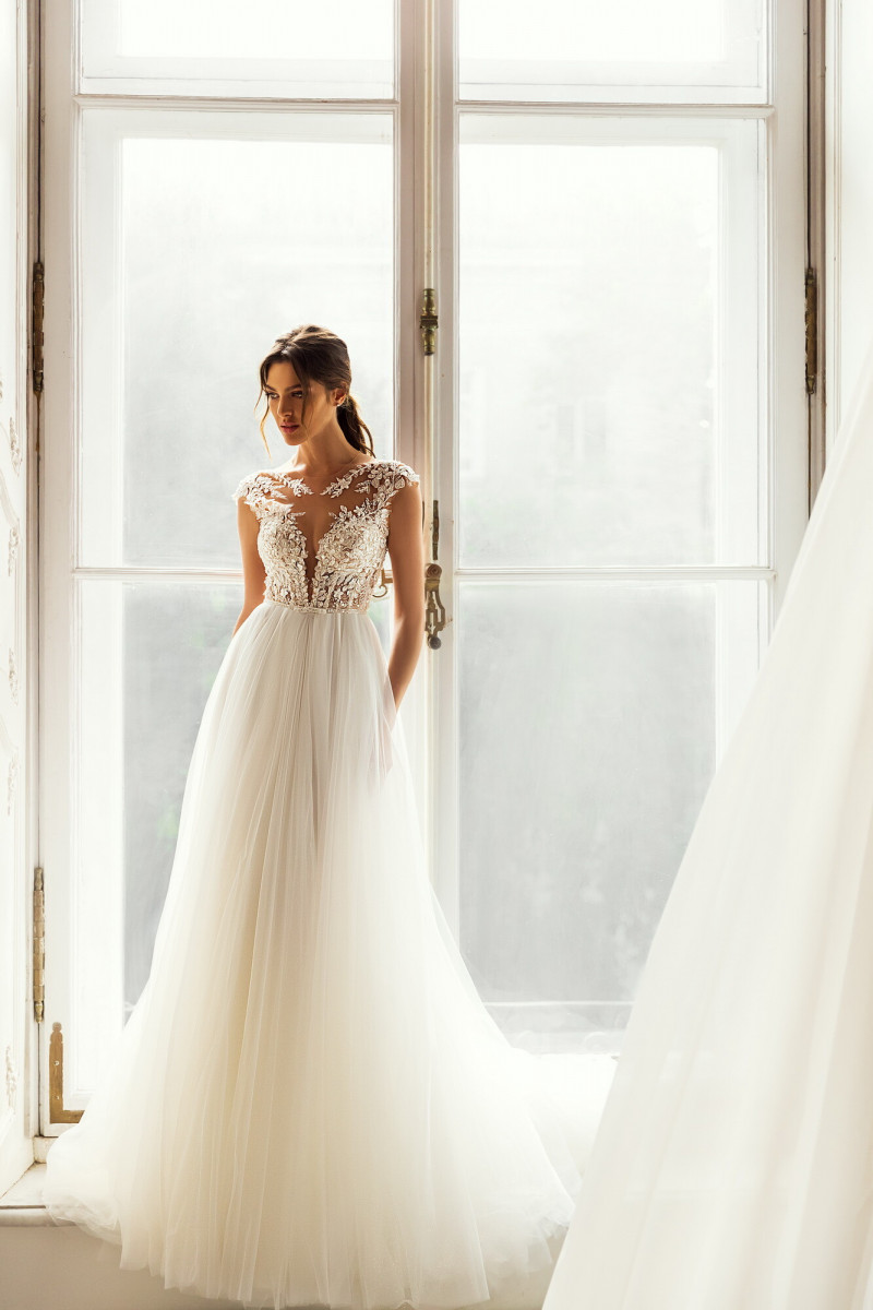 Angelina Pirtskhalava featured in  the Luce Sposa catalogue for Spring/Summer 2023