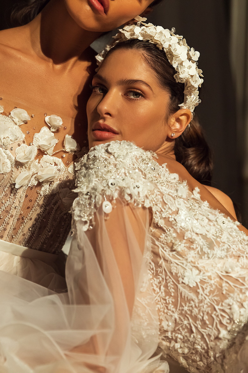 Angelina Pirtskhalava featured in  the Luce Sposa catalogue for Spring/Summer 2023