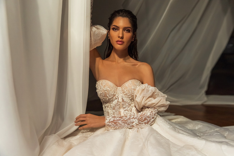 Angelina Pirtskhalava featured in  the Luce Sposa catalogue for Spring/Summer 2023