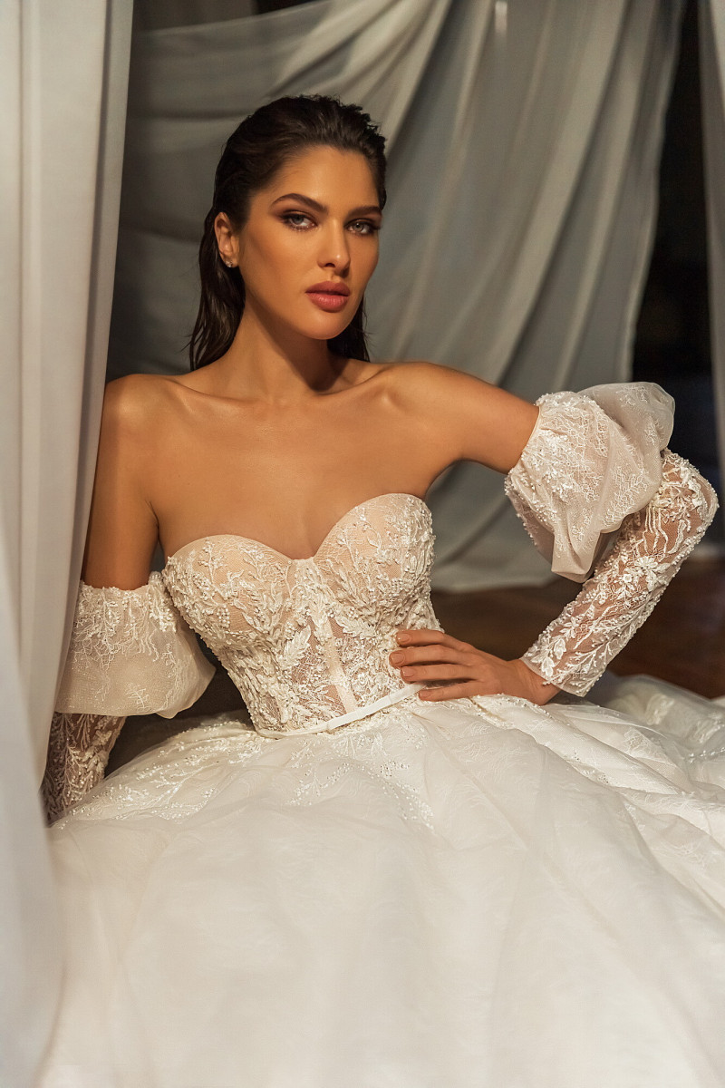 Angelina Pirtskhalava featured in  the Luce Sposa catalogue for Spring/Summer 2023