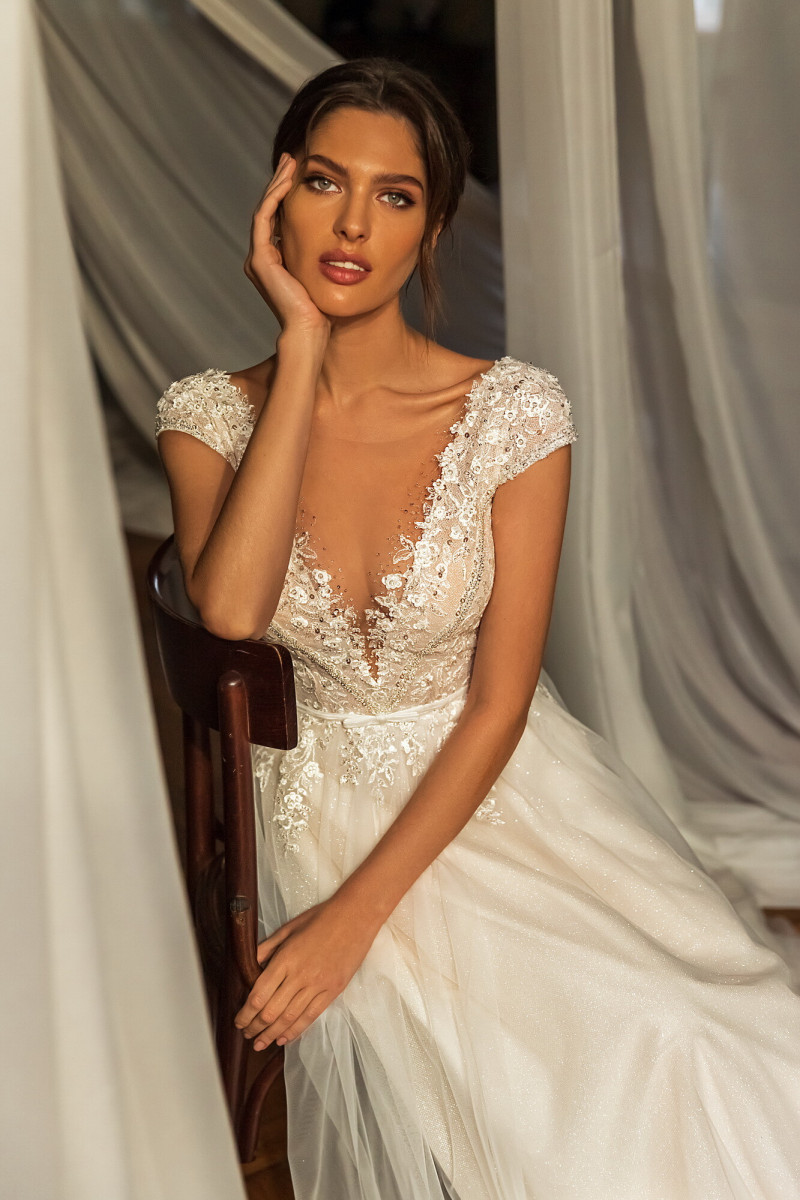 Angelina Pirtskhalava featured in  the Luce Sposa catalogue for Spring/Summer 2023