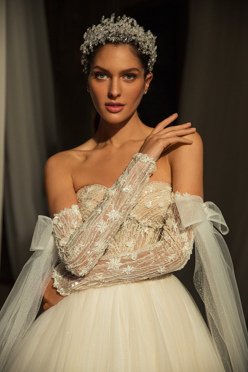 Angelina Pirtskhalava featured in  the Luce Sposa catalogue for Spring/Summer 2023