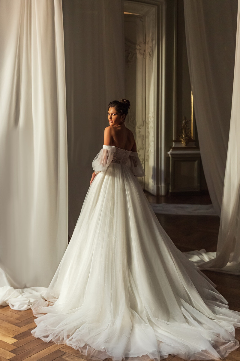 Angelina Pirtskhalava featured in  the Luce Sposa catalogue for Spring/Summer 2023