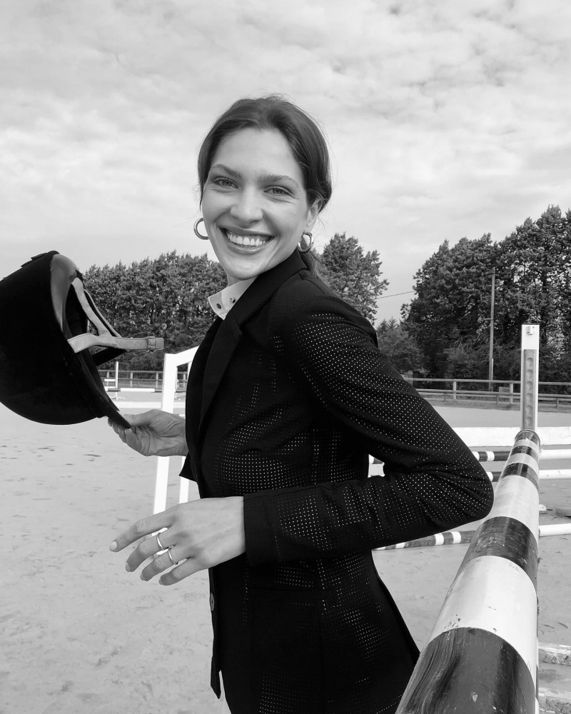 Angelina Pirtskhalava featured in  the Dada Sport catalogue for Autumn/Winter 2022