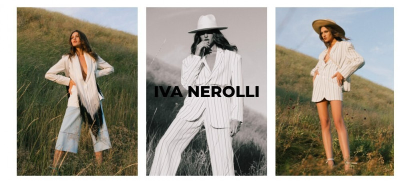 Angelina Pirtskhalava featured in  the Iva Nerolli advertisement for Summer 2020