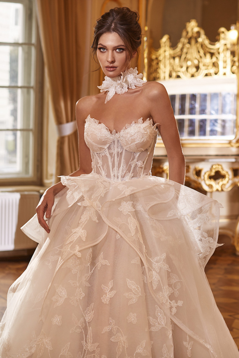 Angelina Pirtskhalava featured in  the Ricca Sposa catalogue for Autumn/Winter 2022