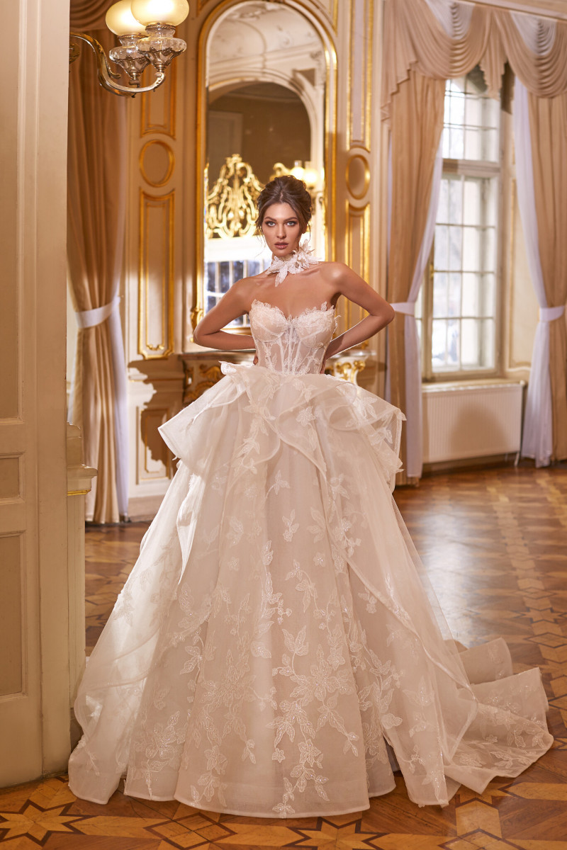 Angelina Pirtskhalava featured in  the Ricca Sposa catalogue for Autumn/Winter 2022