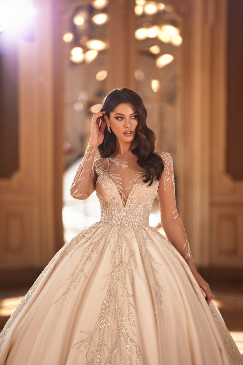 Angelina Pirtskhalava featured in  the Ricca Sposa catalogue for Autumn/Winter 2022