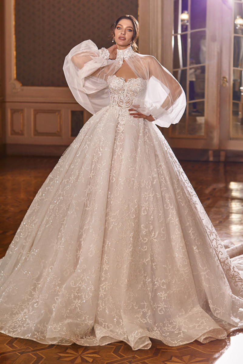 Angelina Pirtskhalava featured in  the Ricca Sposa catalogue for Autumn/Winter 2022