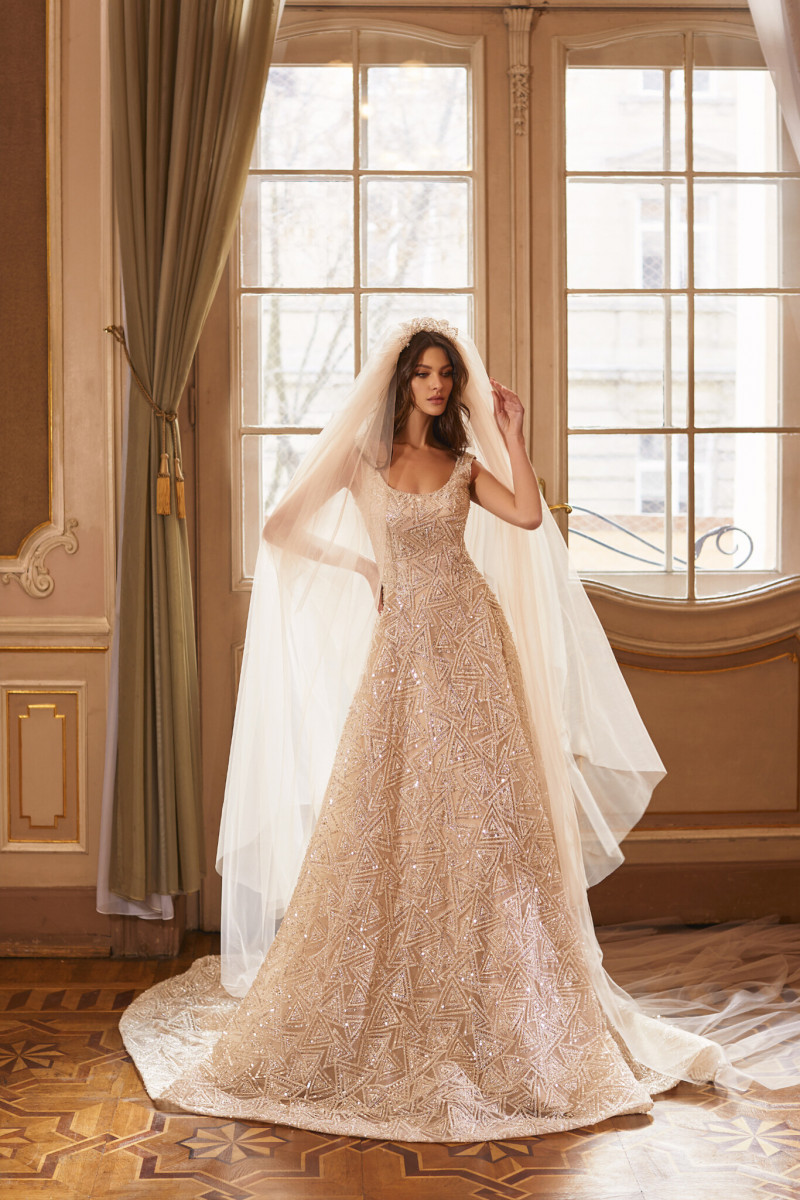 Angelina Pirtskhalava featured in  the Ricca Sposa catalogue for Autumn/Winter 2022