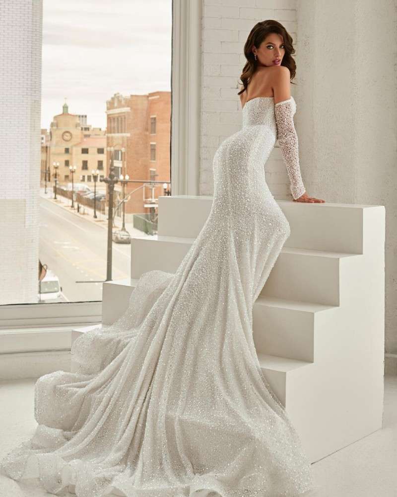 Angelina Pirtskhalava featured in  the Viero Bridal lookbook for Spring/Summer 2024