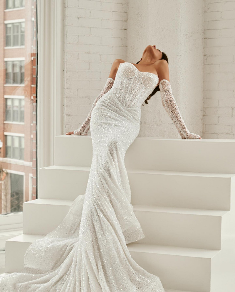 Angelina Pirtskhalava featured in  the Viero Bridal lookbook for Spring/Summer 2024