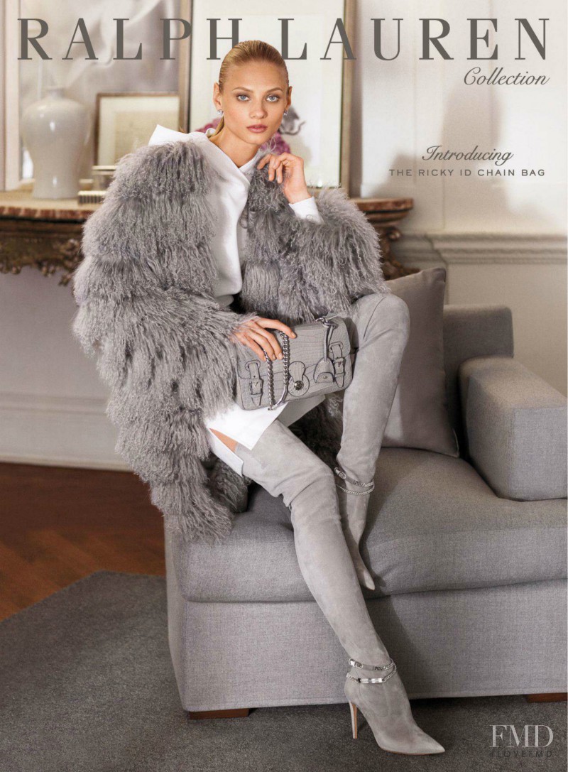 Anna Selezneva featured in  the Ralph Lauren Collection advertisement for Autumn/Winter 2014