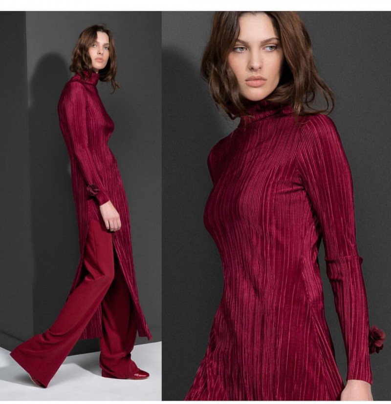 Angelina Pirtskhalava featured in  the Yesim Ozcan lookbook for Autumn/Winter 2022