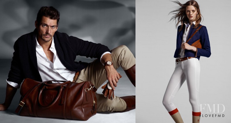 David Gandy featured in  the Massimo Dutti The Equestrian Collection advertisement for Spring/Summer 2014