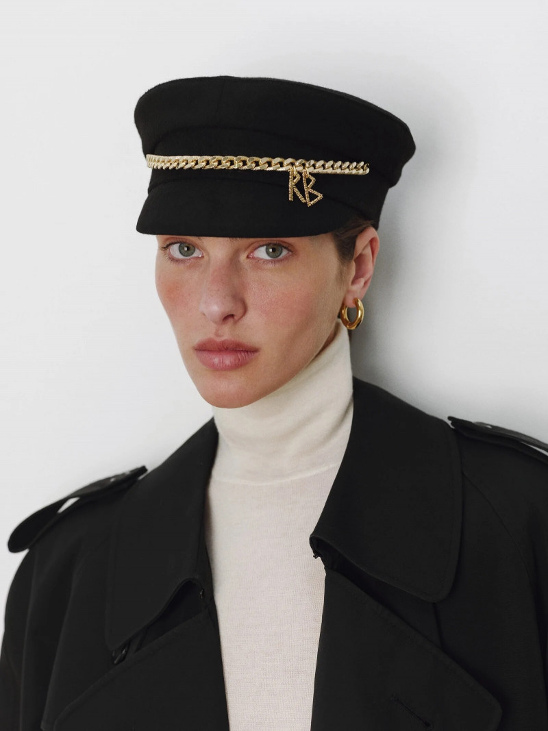 Angelina Pirtskhalava featured in  the Ruslan Baginskiy lookbook for Autumn/Winter 2020