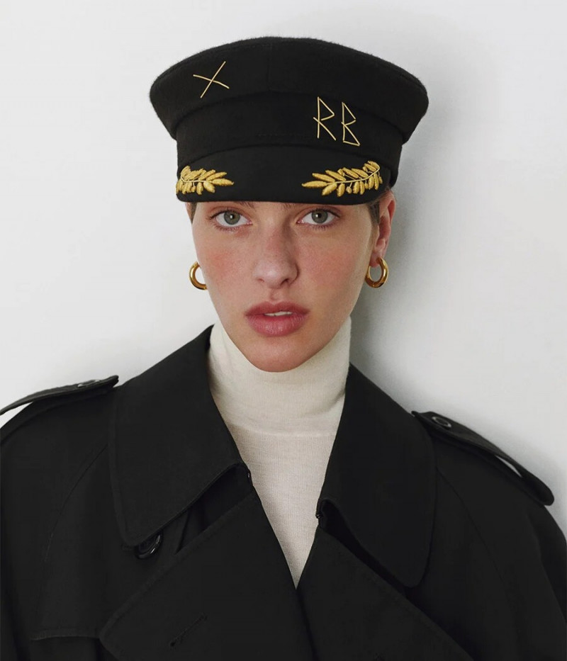 Angelina Pirtskhalava featured in  the Ruslan Baginskiy lookbook for Autumn/Winter 2020