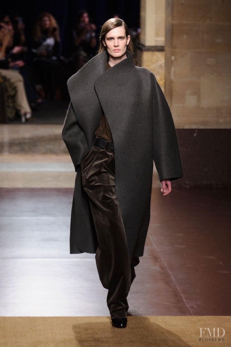 Julier Bugge featured in  the Hermès fashion show for Autumn/Winter 2014