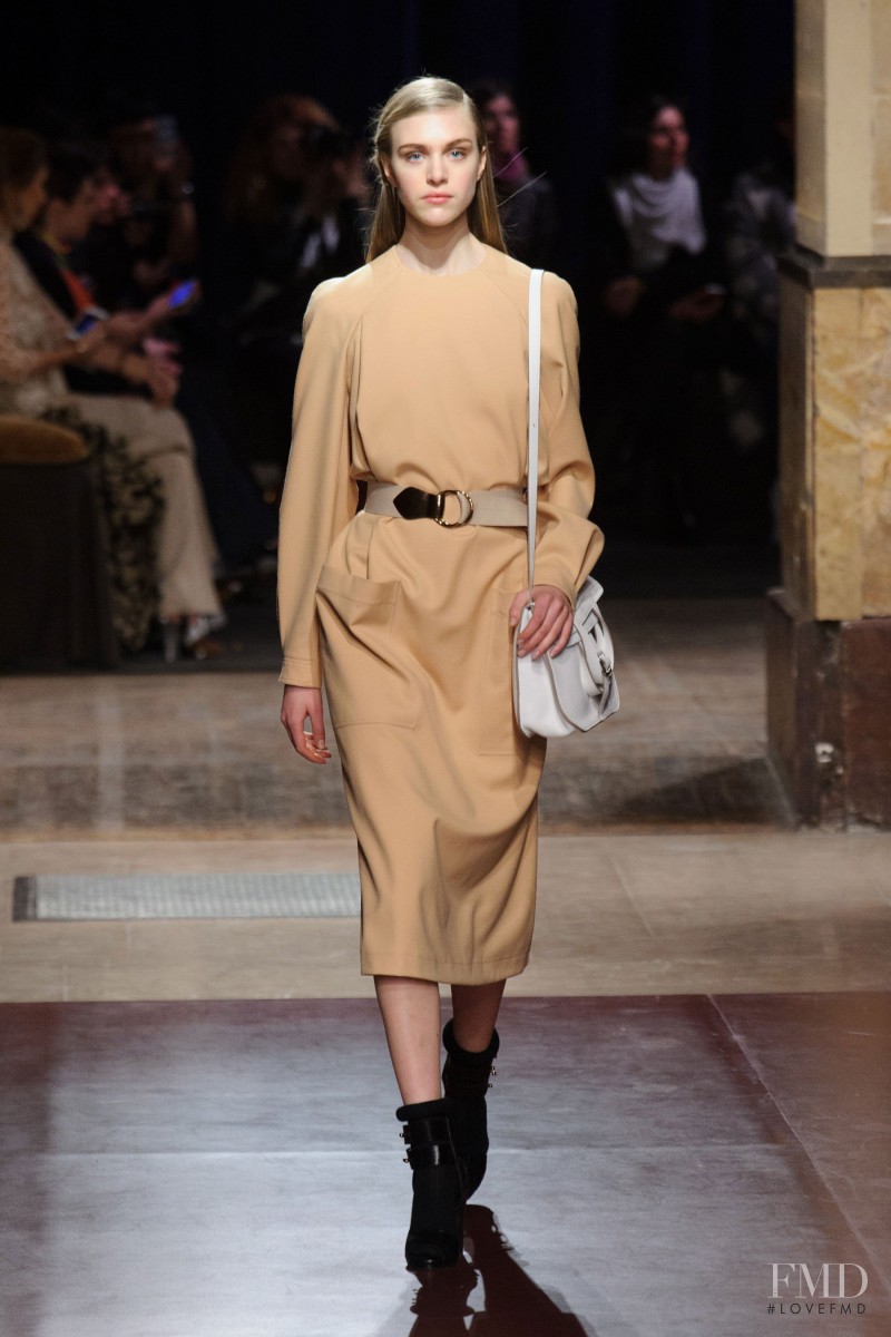 Hedvig Palm featured in  the Hermès fashion show for Autumn/Winter 2014