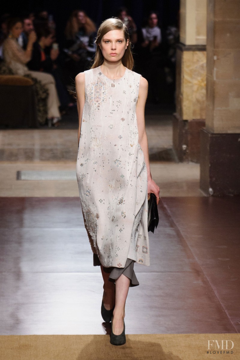 Caroline Brasch Nielsen featured in  the Hermès fashion show for Autumn/Winter 2014