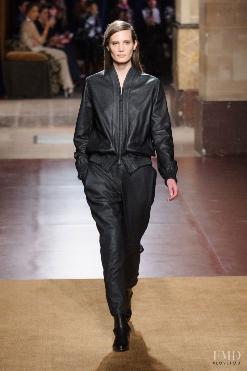 Drake Burnette featured in  the Hermès fashion show for Autumn/Winter 2014
