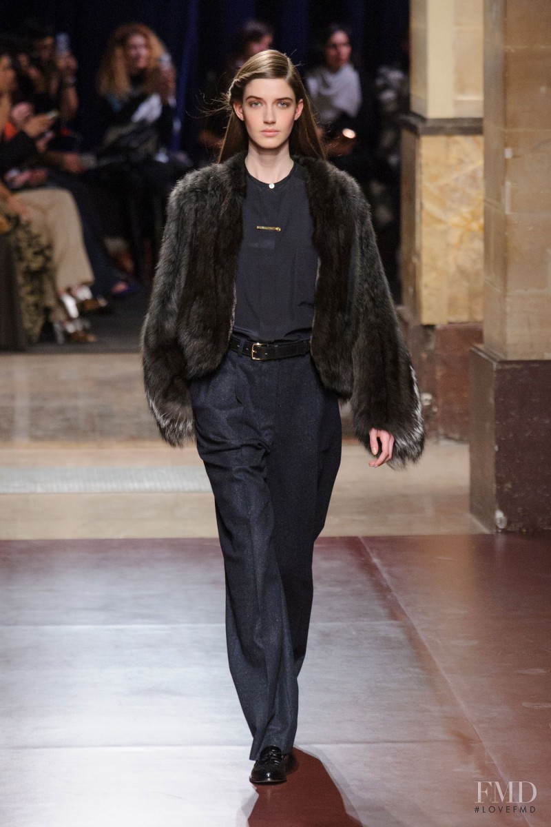 Josephine van Delden featured in  the Hermès fashion show for Autumn/Winter 2014