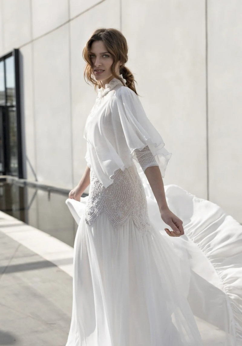 Angelina Pirtskhalava featured in  the Narkis Bridal lookbook for Spring/Summer 2018