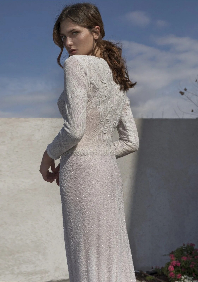 Angelina Pirtskhalava featured in  the Narkis Bridal lookbook for Spring/Summer 2018