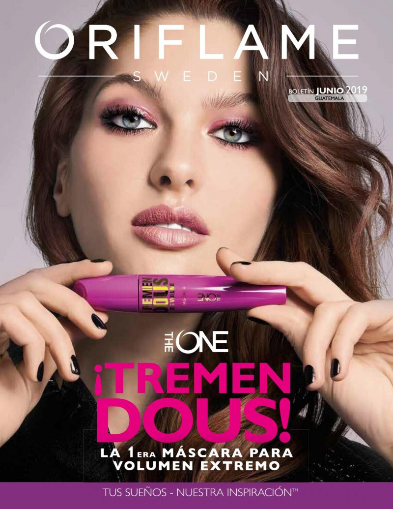 Angelina Pirtskhalava featured in  the Oriflame advertisement for Autumn/Winter 2019