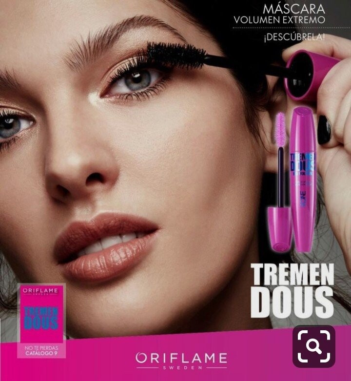 Angelina Pirtskhalava featured in  the Oriflame advertisement for Autumn/Winter 2019