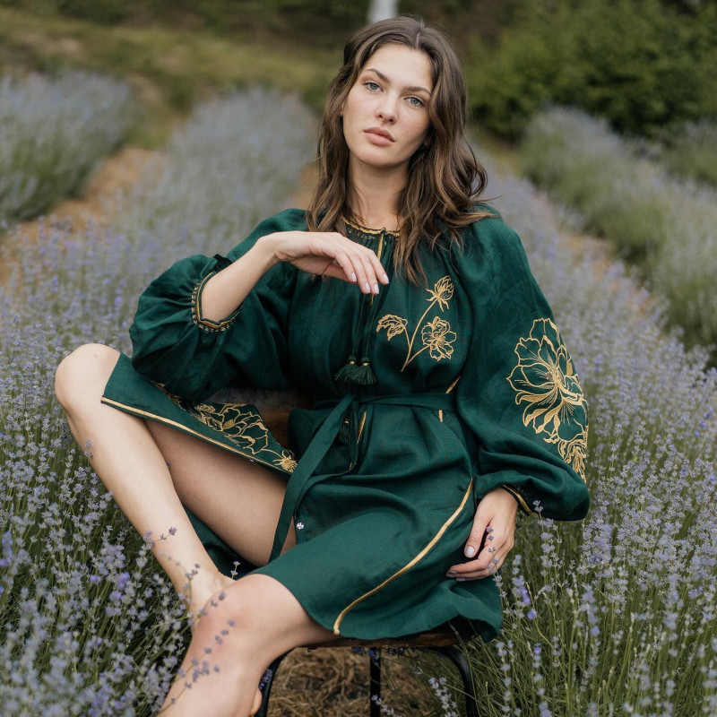 Angelina Pirtskhalava featured in  the Varenyky Fashion lookbook for Autumn/Winter 2018