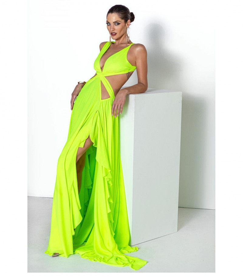Angelina Pirtskhalava featured in  the Carlos Campos advertisement for Spring/Summer 2023