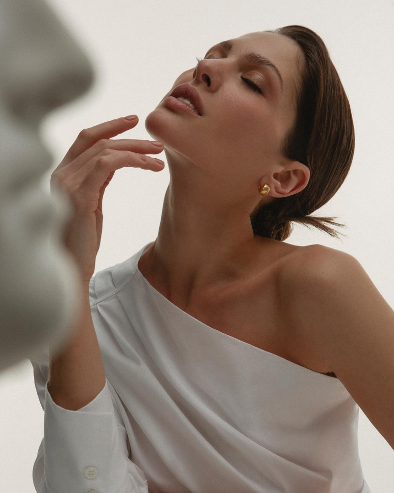 Angelina Pirtskhalava featured in  the Kayer advertisement for Autumn/Winter 2020