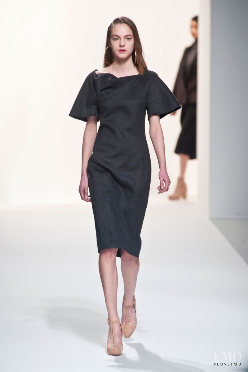 Alma Durand featured in  the Hussein Chalayan fashion show for Autumn/Winter 2014