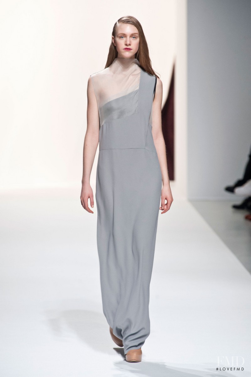 Hedvig Palm featured in  the Hussein Chalayan fashion show for Autumn/Winter 2014